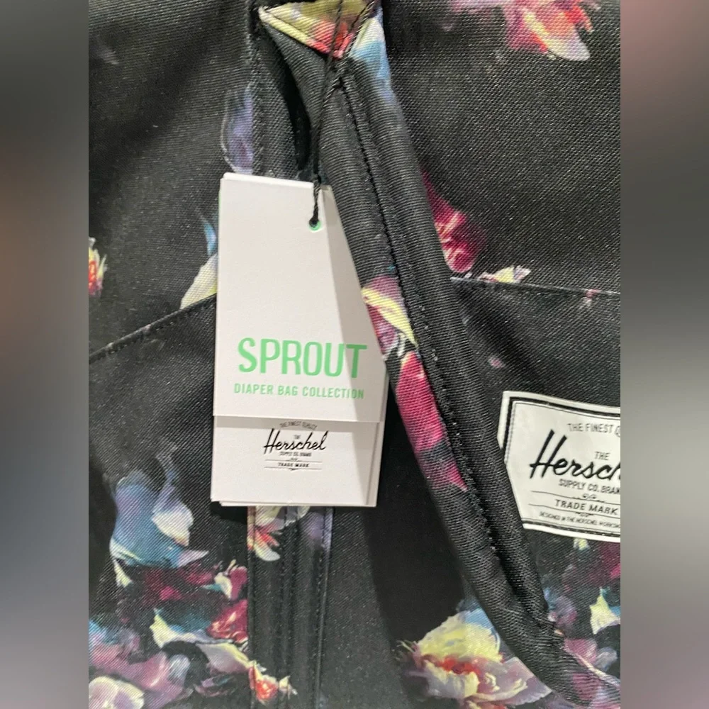 Herschel Supply Co. Floral Print Diaper Bag
